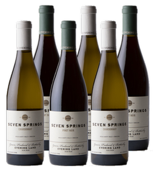 2016 Evening Land Seven Springs Pinot Noir & Chardonnay 6-Pack